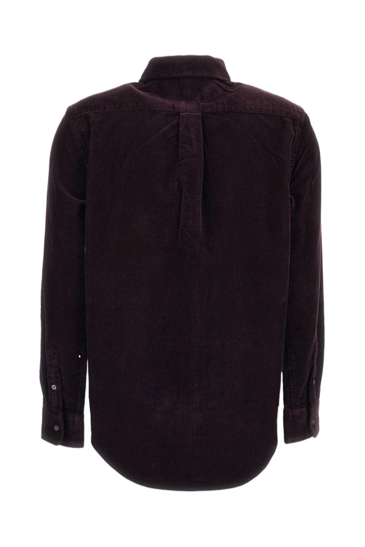 Polo Ralph Lauren Burgundy Red Classic Fit Cotton Corduroy Shirt