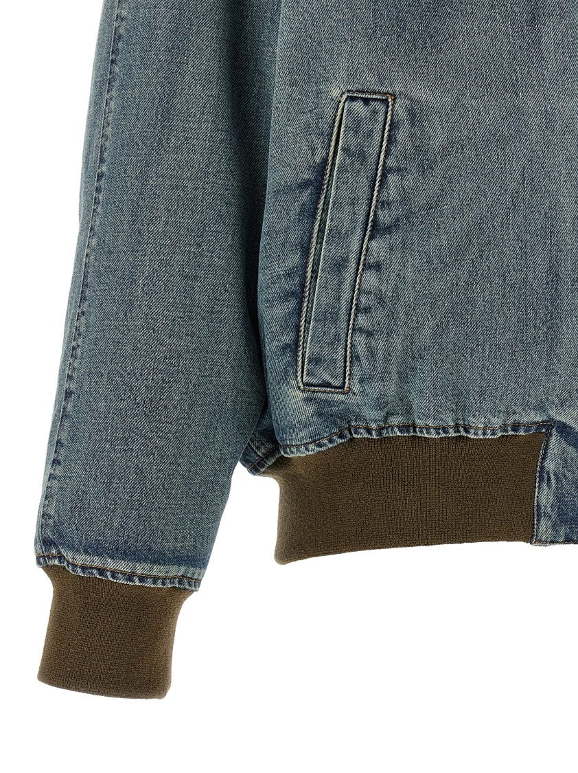 Miu Miu Denim Bomber Jacket