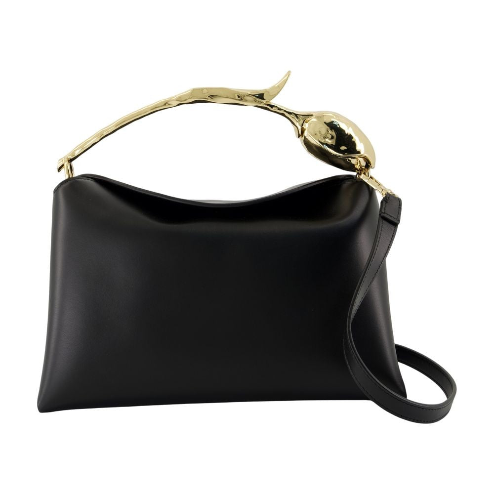 Erdem Medium Bloom Handbag With Sculptural Gold-Tone Handle