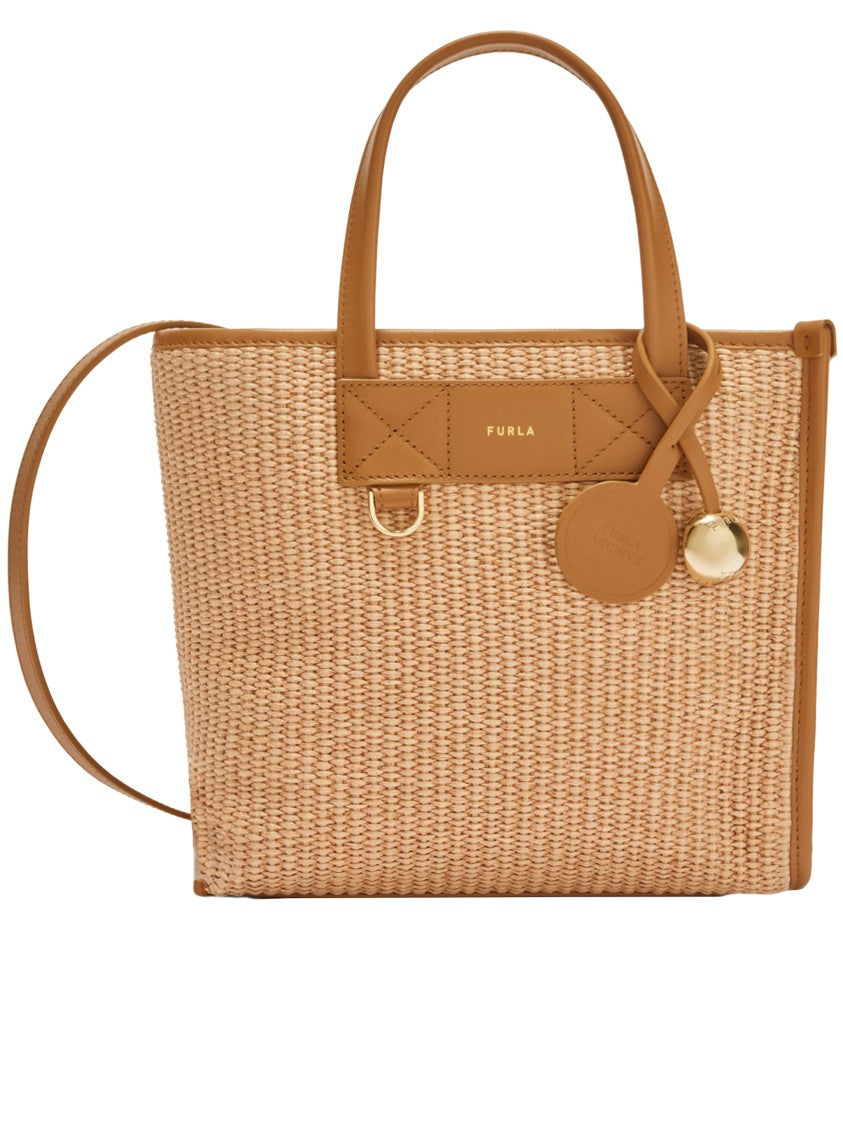 Furla Divide It S Woven Leather S Tote