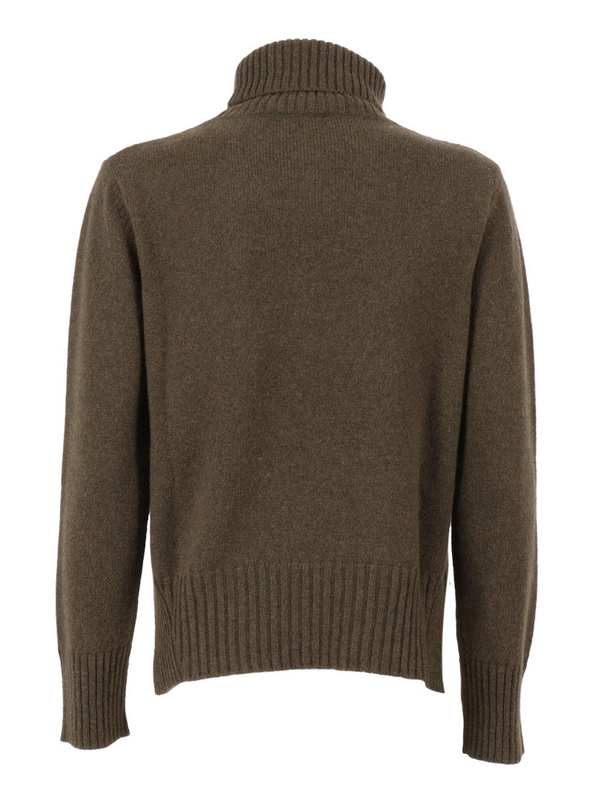 Kangra Cashmere Regular Fit Cashmere-Wool Blend Turtleneck Sweater