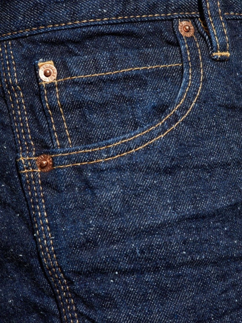 Dsquared2 Dark Blue Speckled Denim Jeans
