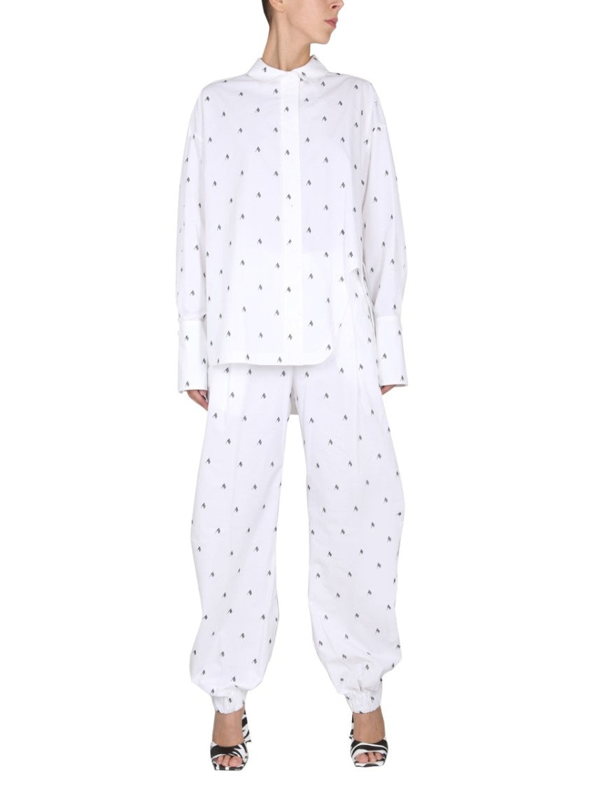 The Attico All Over Logo Pants