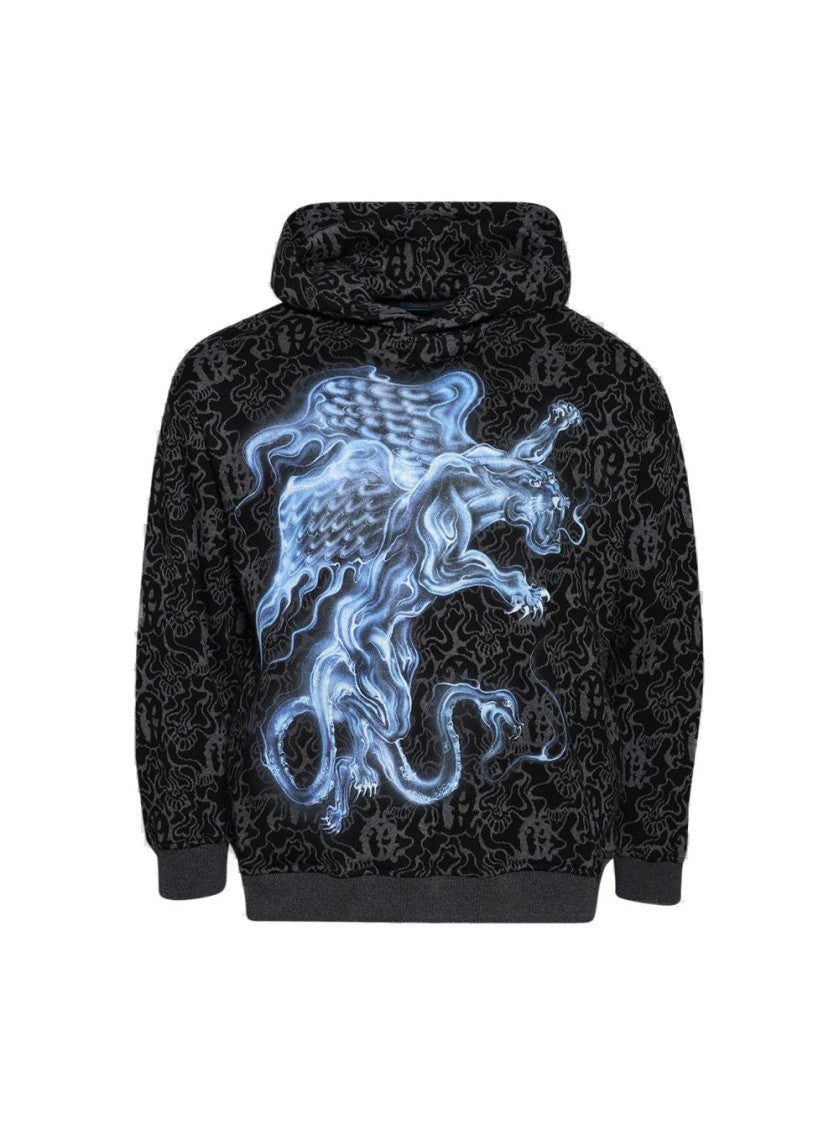 Casella Meyer Jacquard Hoodie All Over Spirits Panther