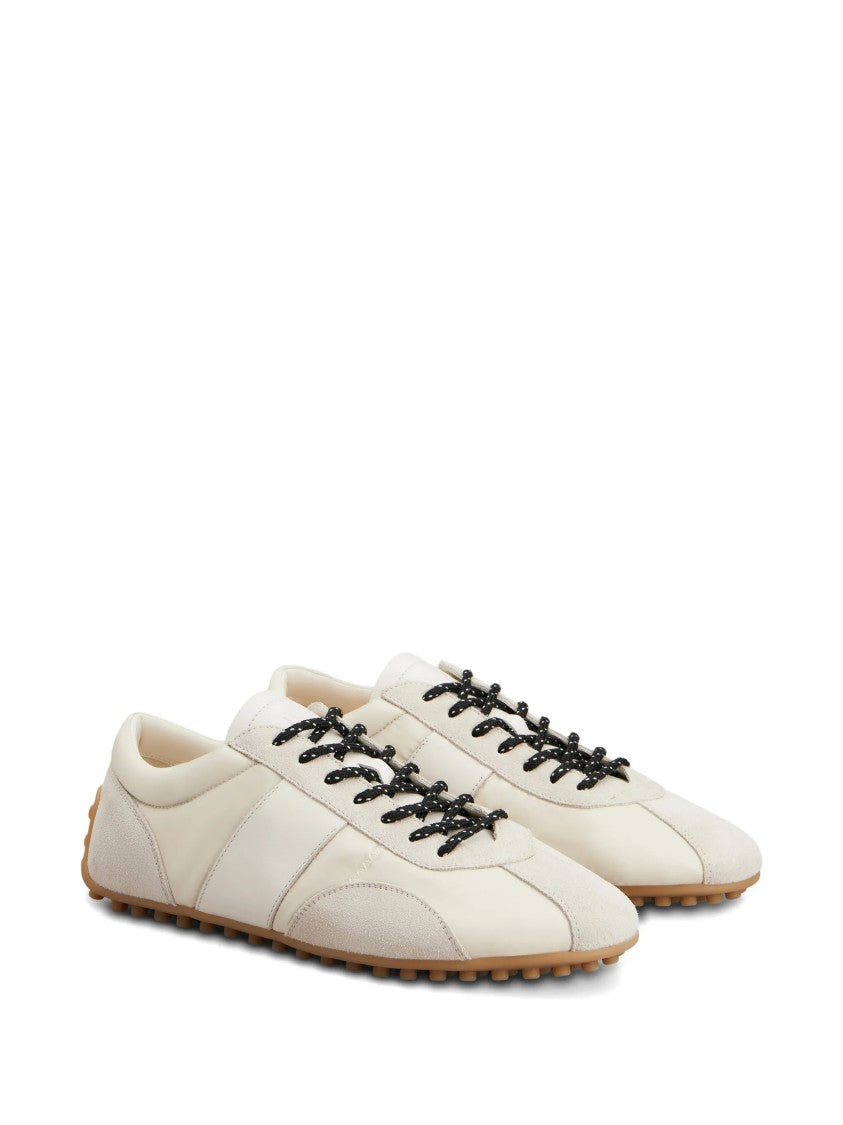 Tod's Calzature Low-Profile Leather/Suede Sneakers