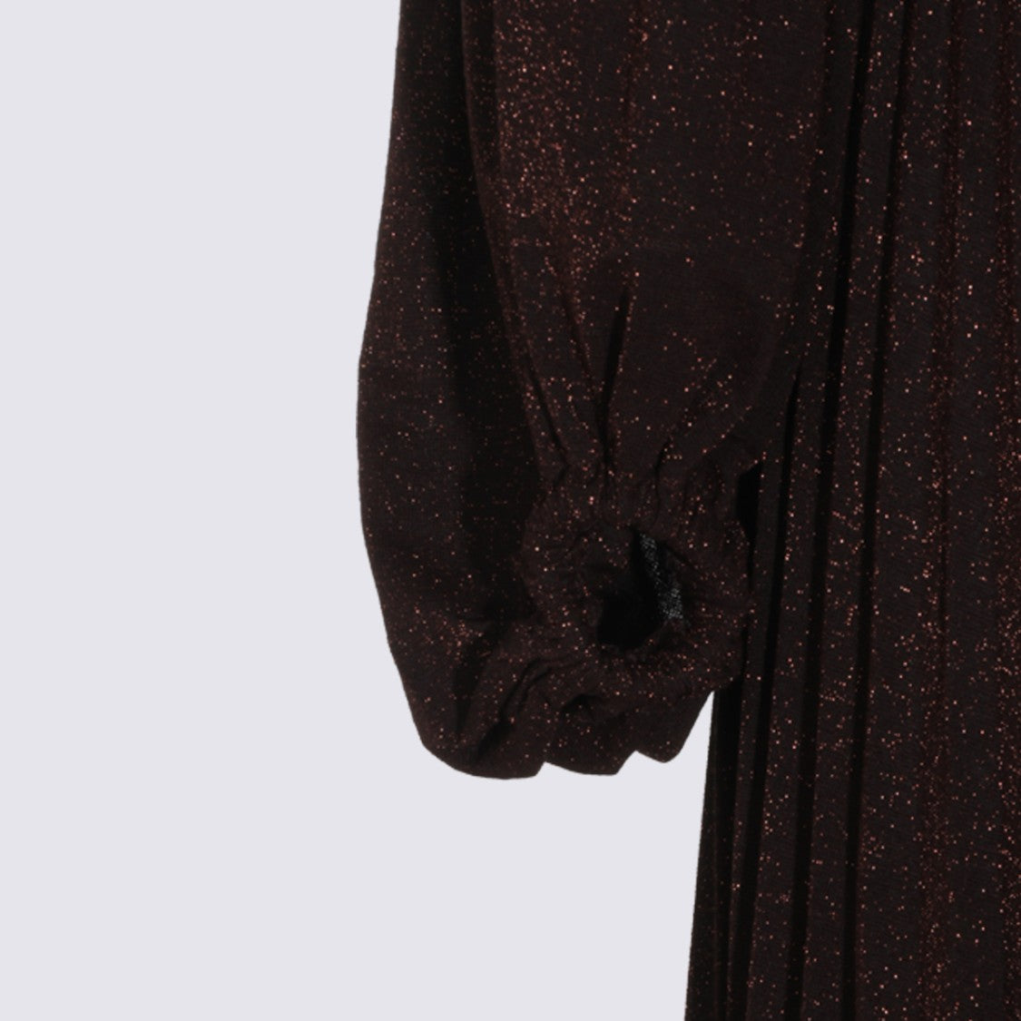Elisabetta Franchi Deep V-Neck Corset-Style Belt Maxi Dress