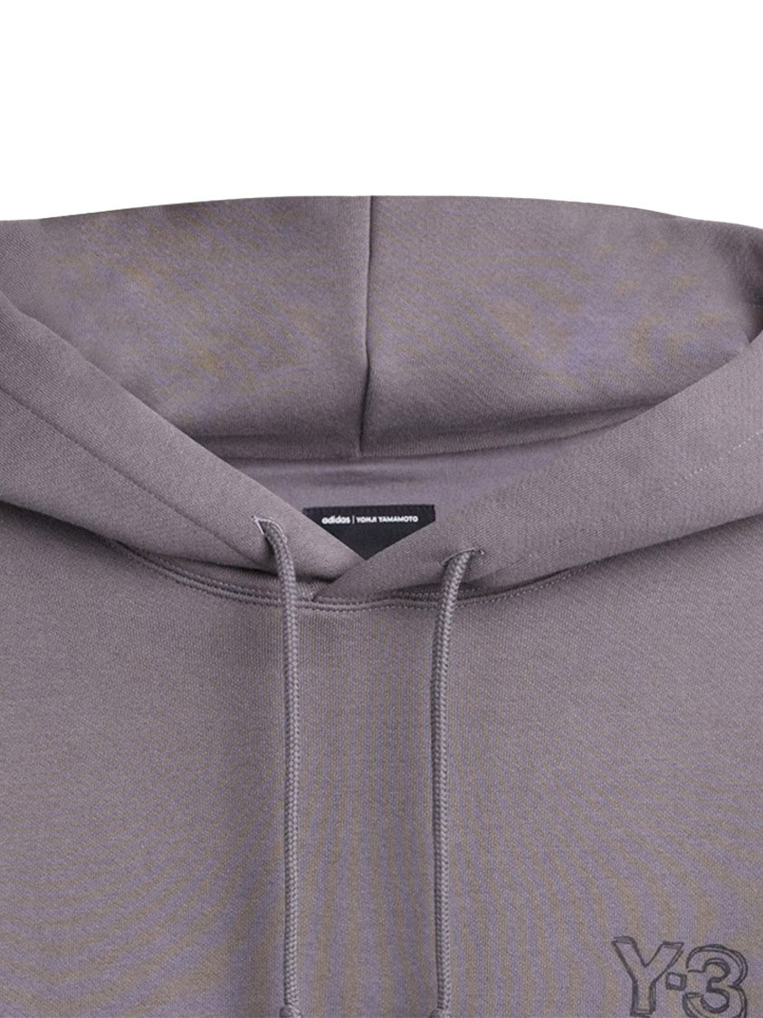 Y-3 Hooded Sweater With Drawstring And Ribbed Details