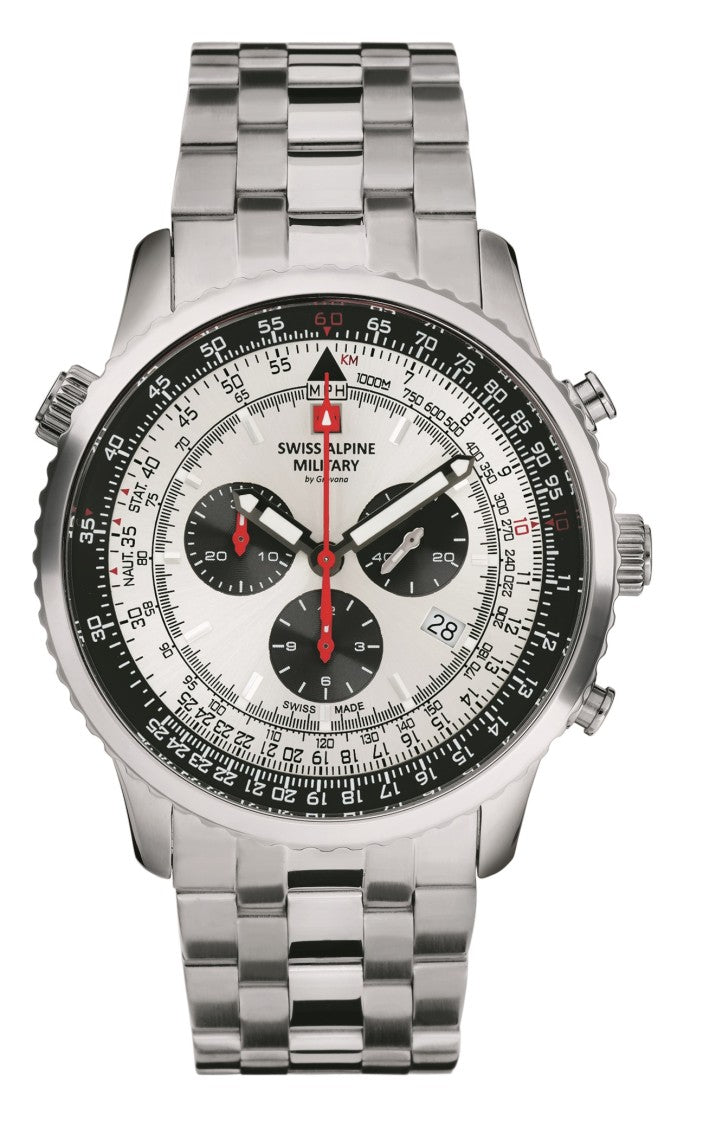 Swiss Alpine Military Swiss Alpine Military Chronograph With Rotating Bezel