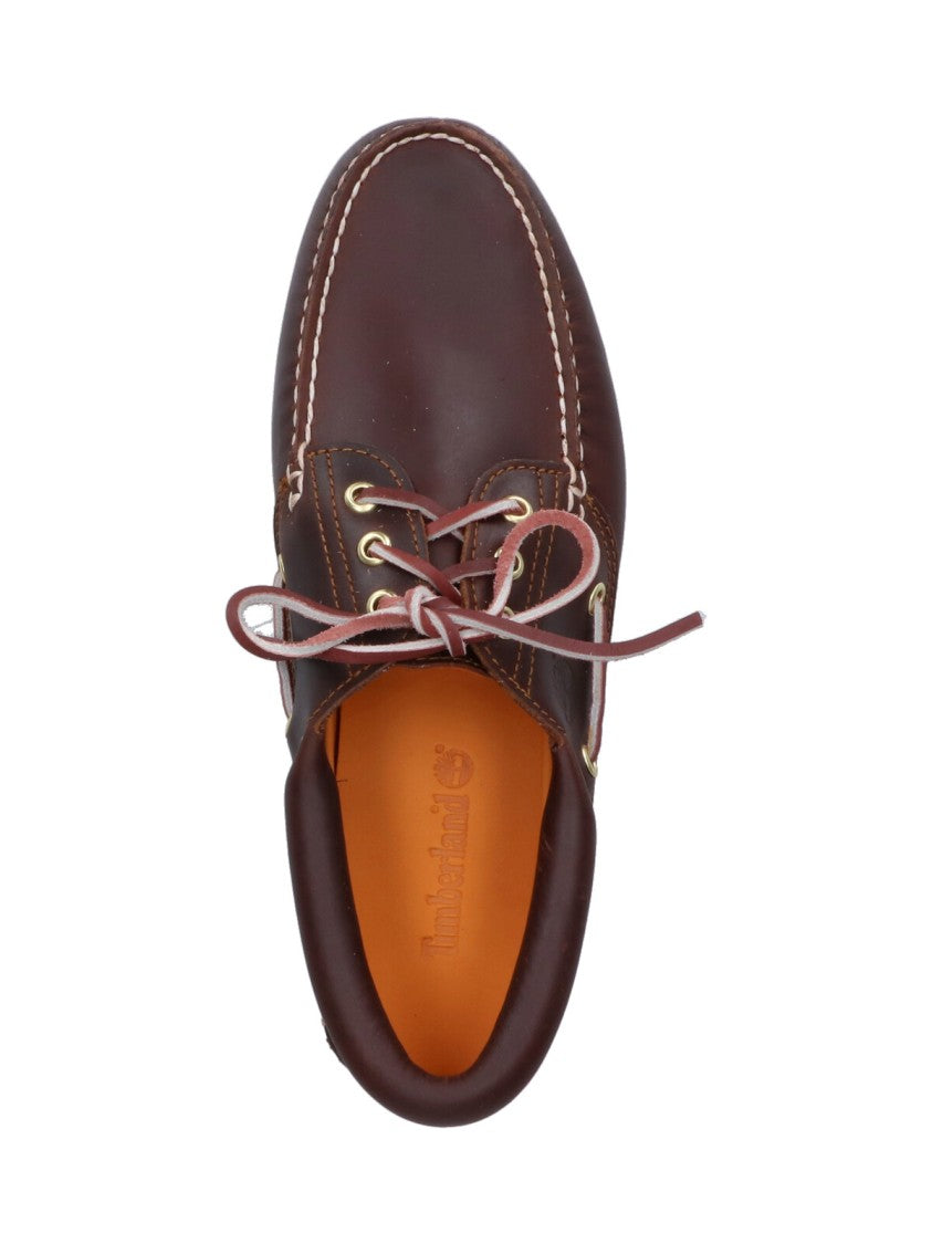 Timberland "Authentic" Leather Loafers – Brown