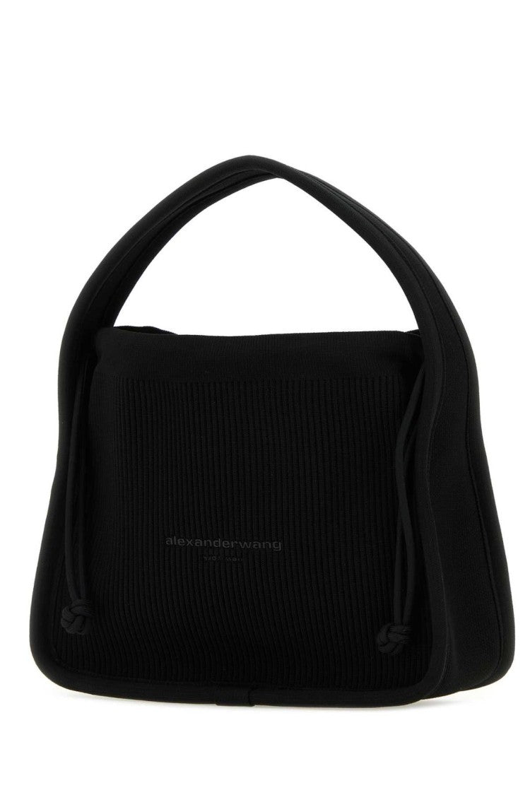 Alexander Wang Structured Black Bag With Smooth Texture And Clean Lines