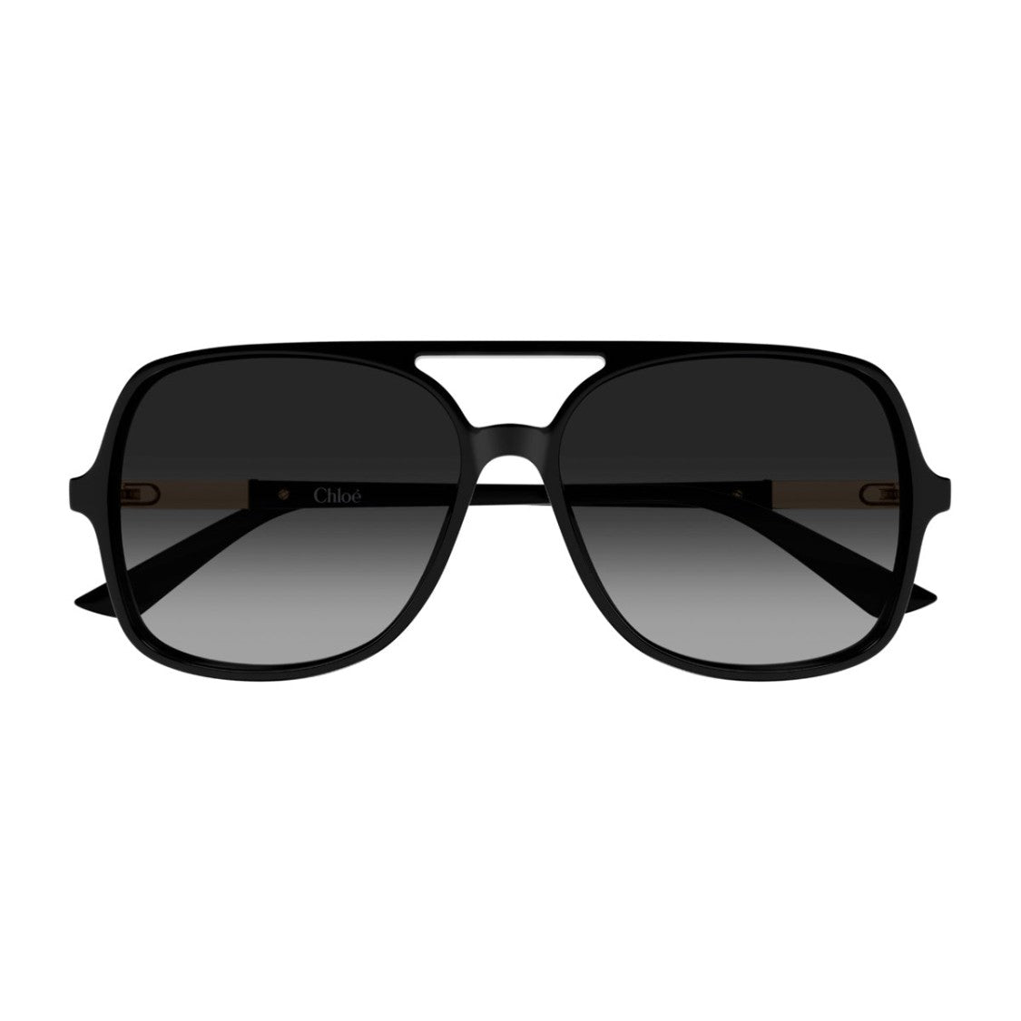 Chloé Black Ch0364s Oversized Acetate Aviator Sunglasses