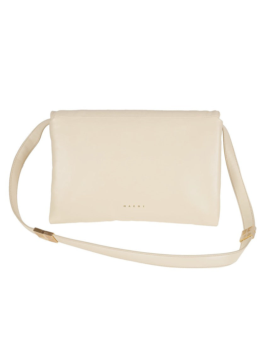 Marni Structured Calf Leather Shoulder Bag