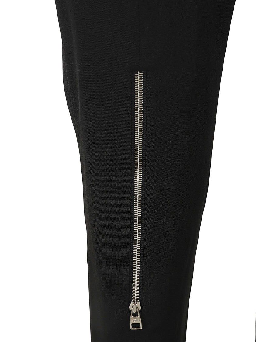 Alexander Mcqueen Tapered Black Tailored Trousers
