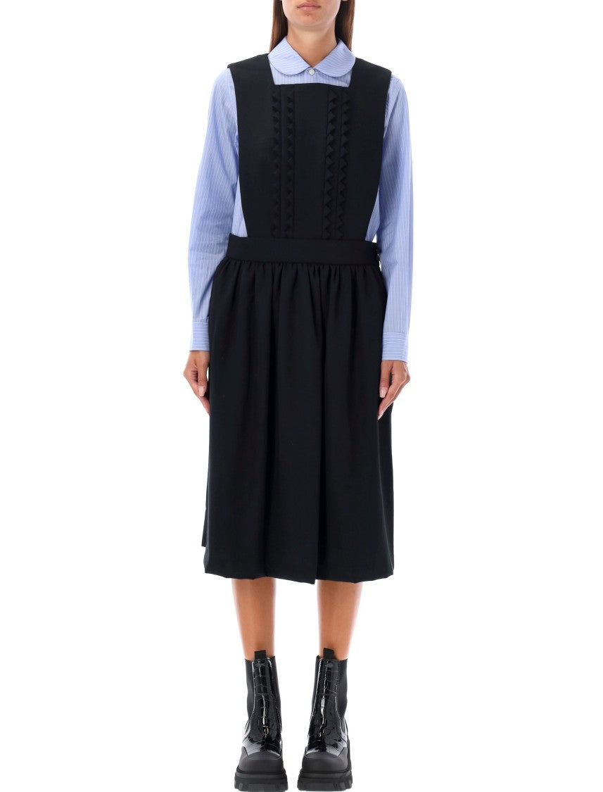Comme Des Garçons Salopette Midi Dress