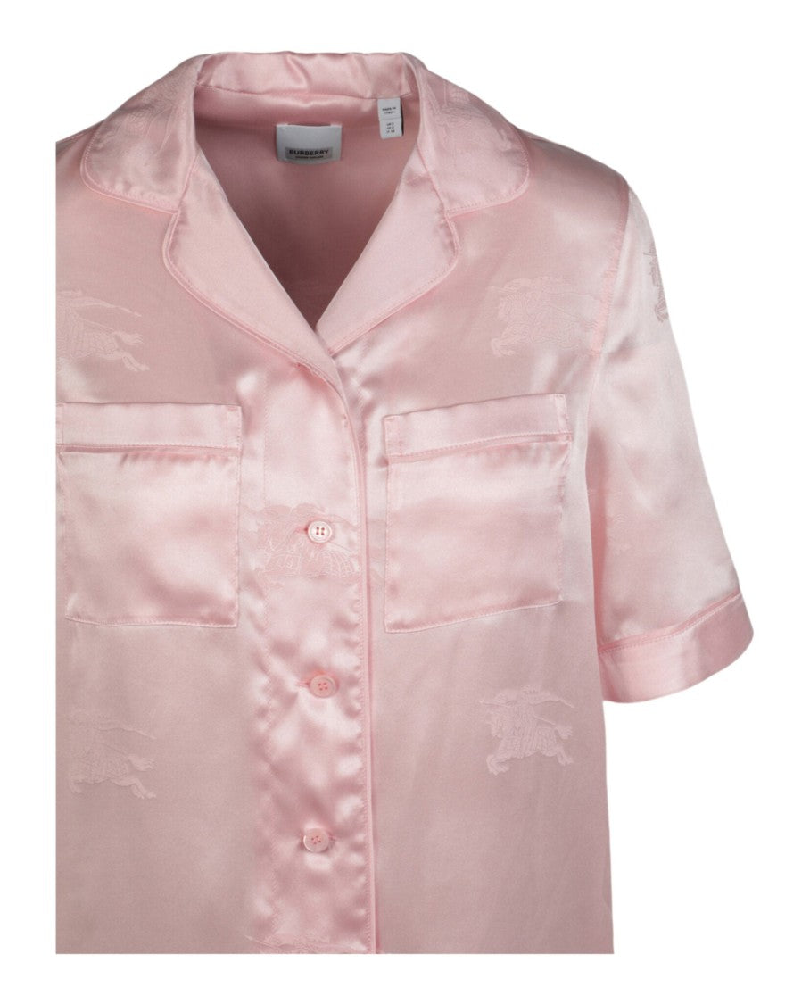Burberry Ekd Jacquard Silk Shirt