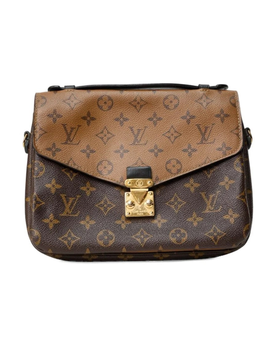 Louis Vuitton Metis Mm Reversible Monogram Clutch