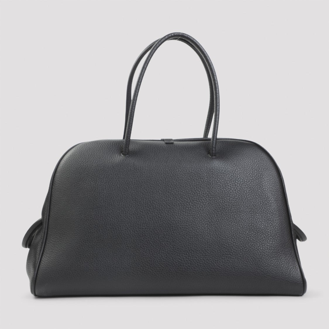 Jacquemus Grained Leather Shoulder Bag With Knot Detail