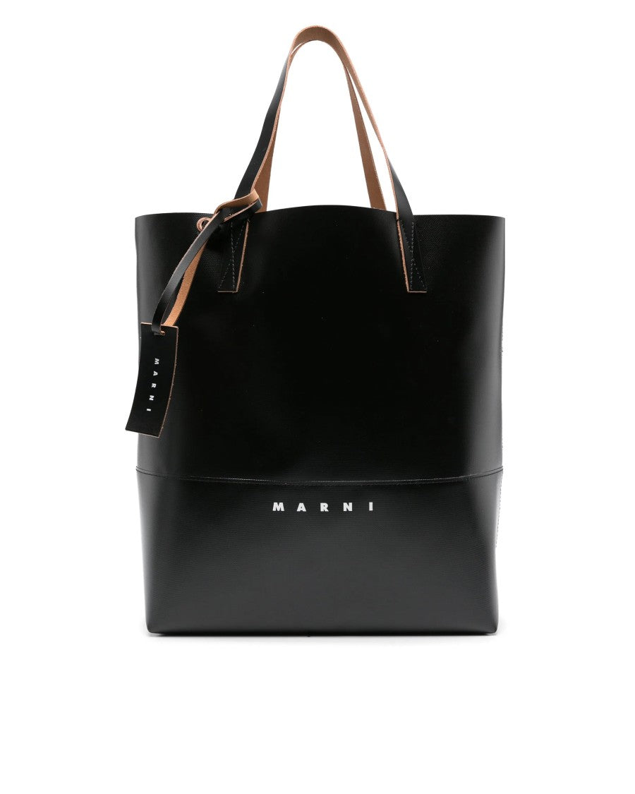 Marni Black Shopping Bag With Tag