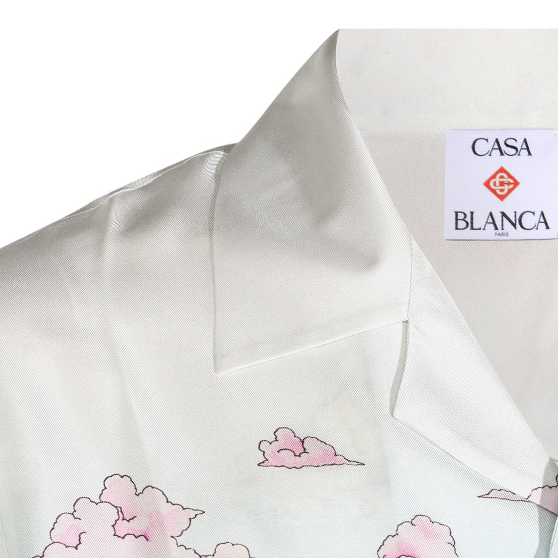 Casablanca Egyptian Motif Printed Long-Sleeve Shirt
