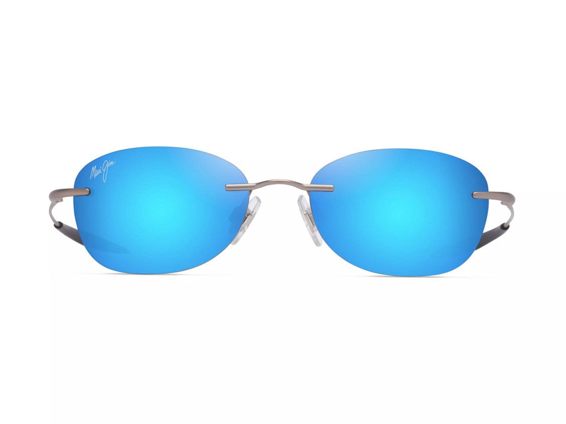Maui Jim Blue Mj0373s Rimless Mirrored Sunglasses