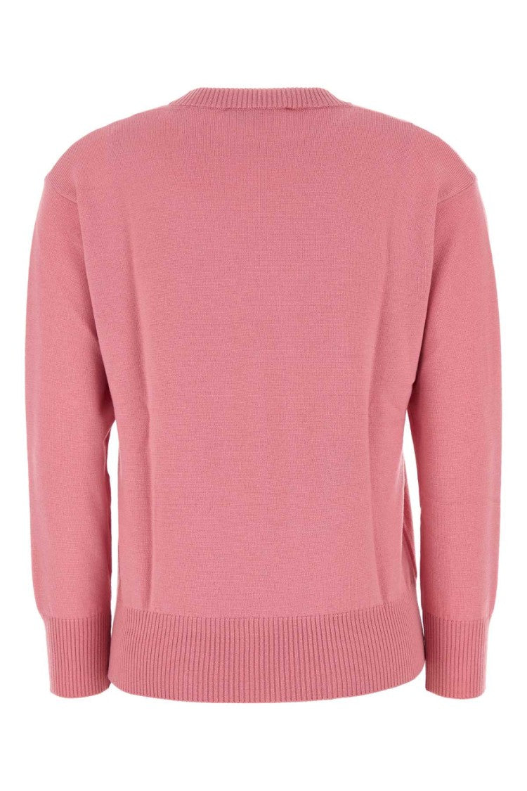 Mm Studio Pink Wool Hot Sweater
