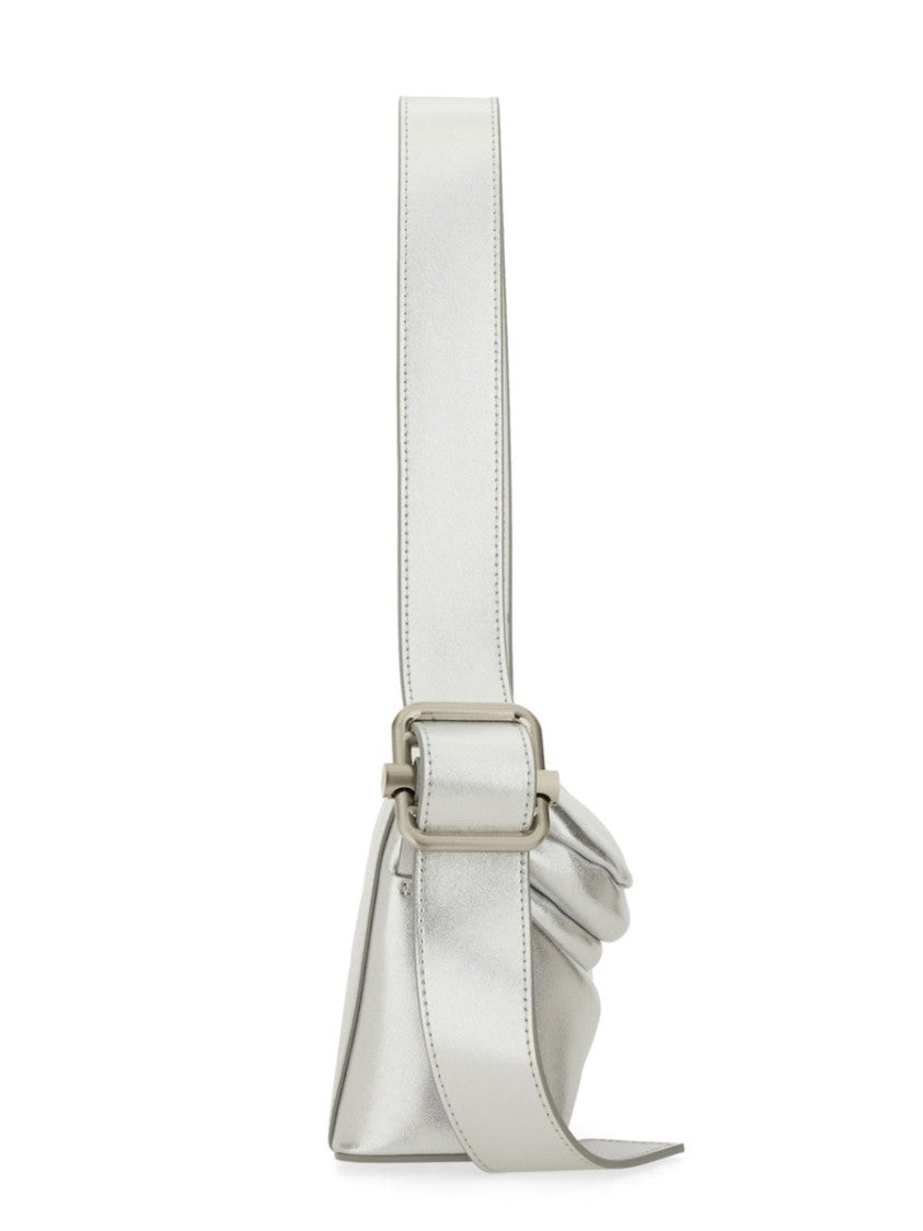 Osoi "Brot" Silver Cow Leather Shoulder Bag