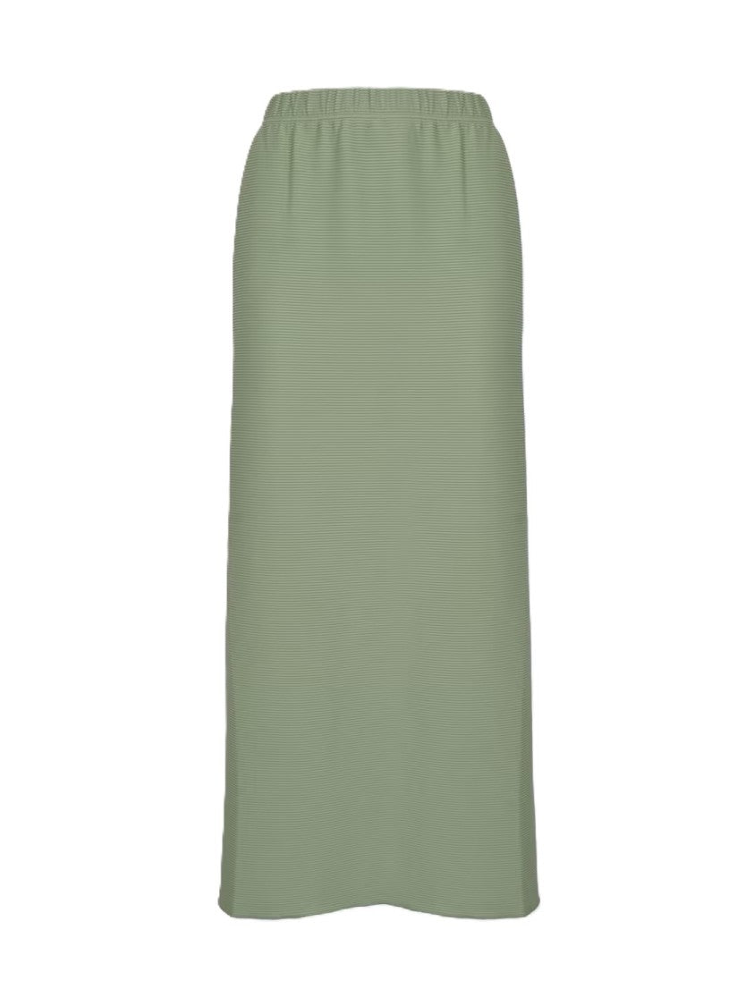 Max Mara Midi-Length Skirt With Straight Silhouette And Elastic Waistband