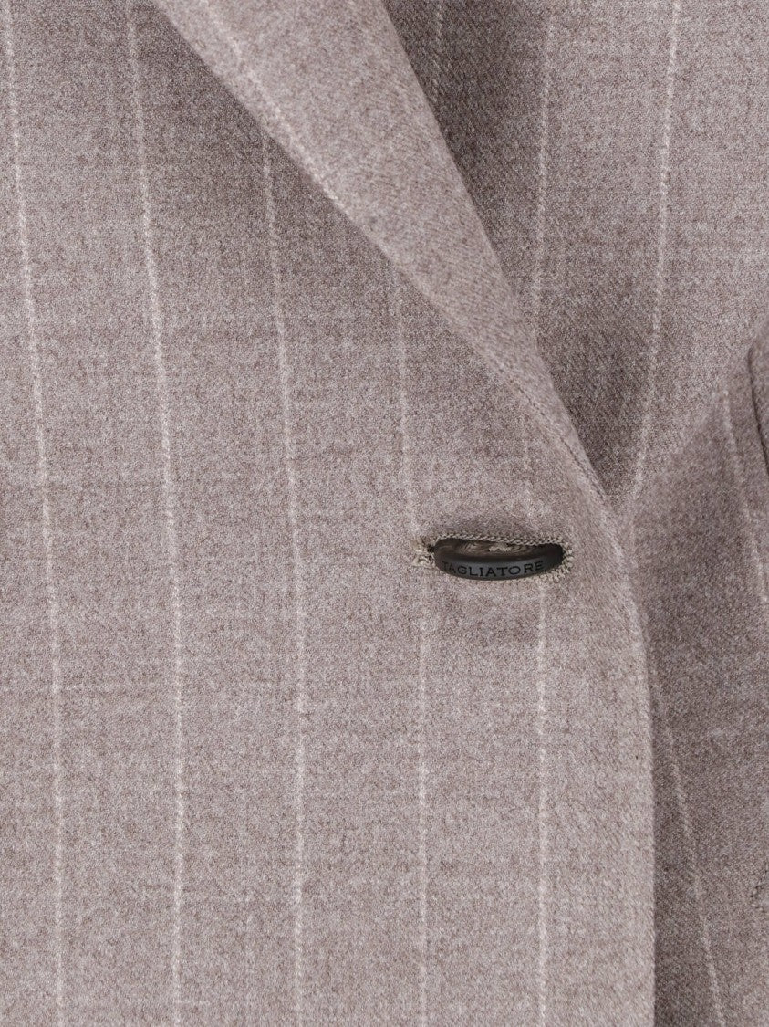 Tagliatore Double-Breasted Wool Suit With Classic Lapels And Tailored Fit