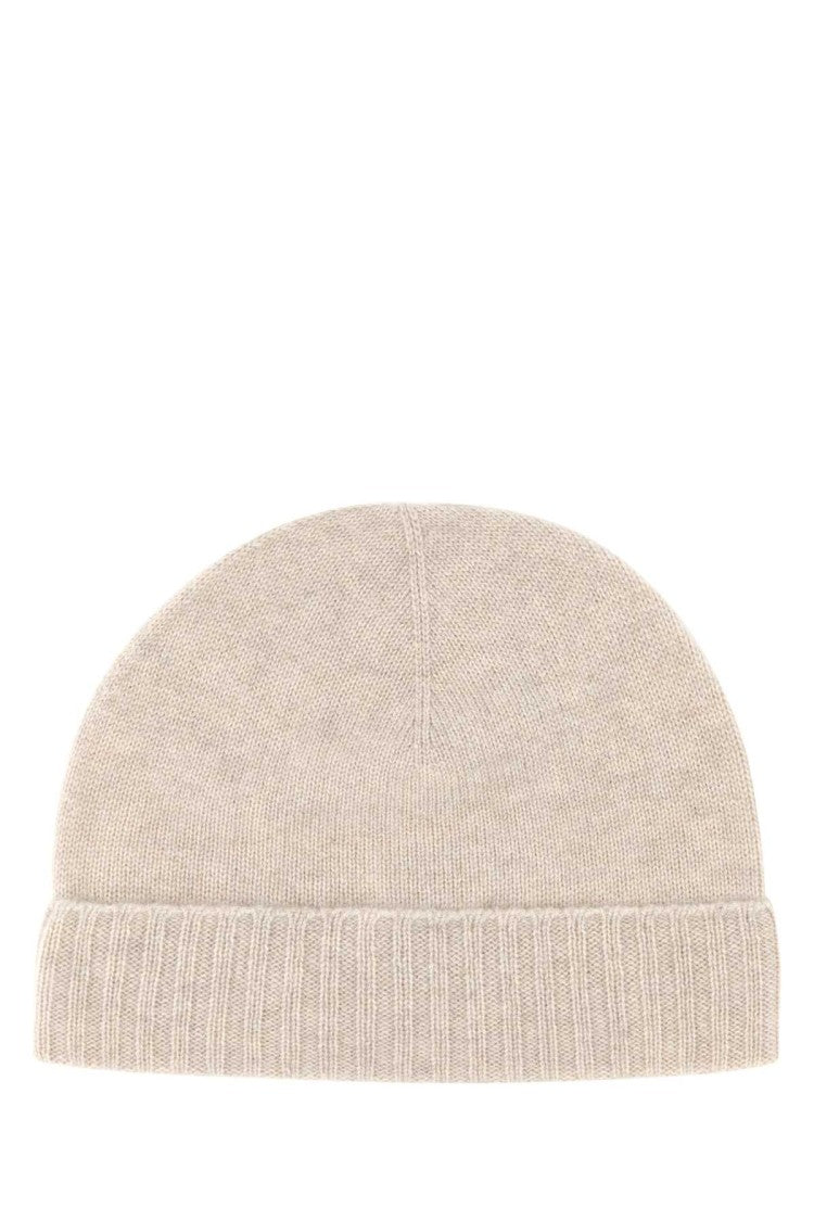 Le Kasha Sand Cashmere Beanie Hat