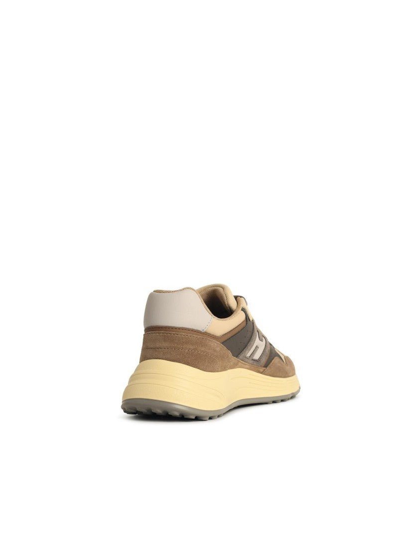 Hogan Hyperlight' Brown Leather Sneakers