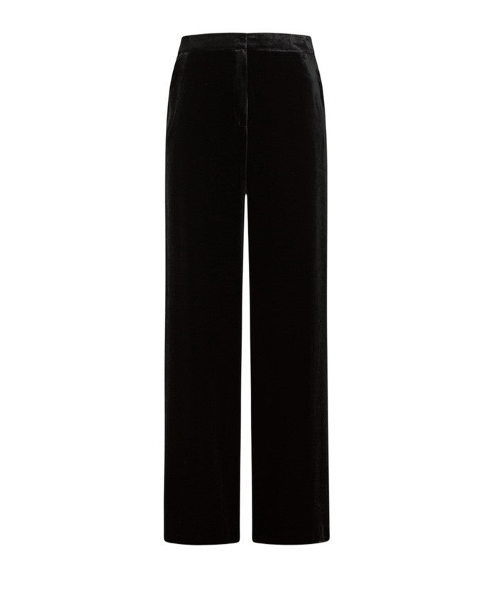 Momonì High-Waisted Straight-Leg Trousers With Minimalist Design