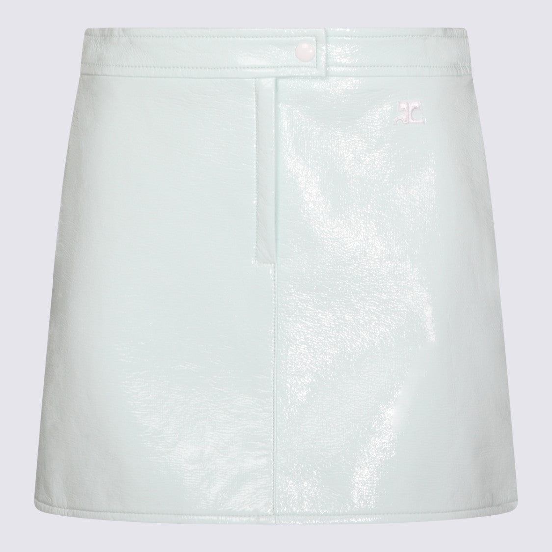 Courrèges Light Mint Mini Skirt