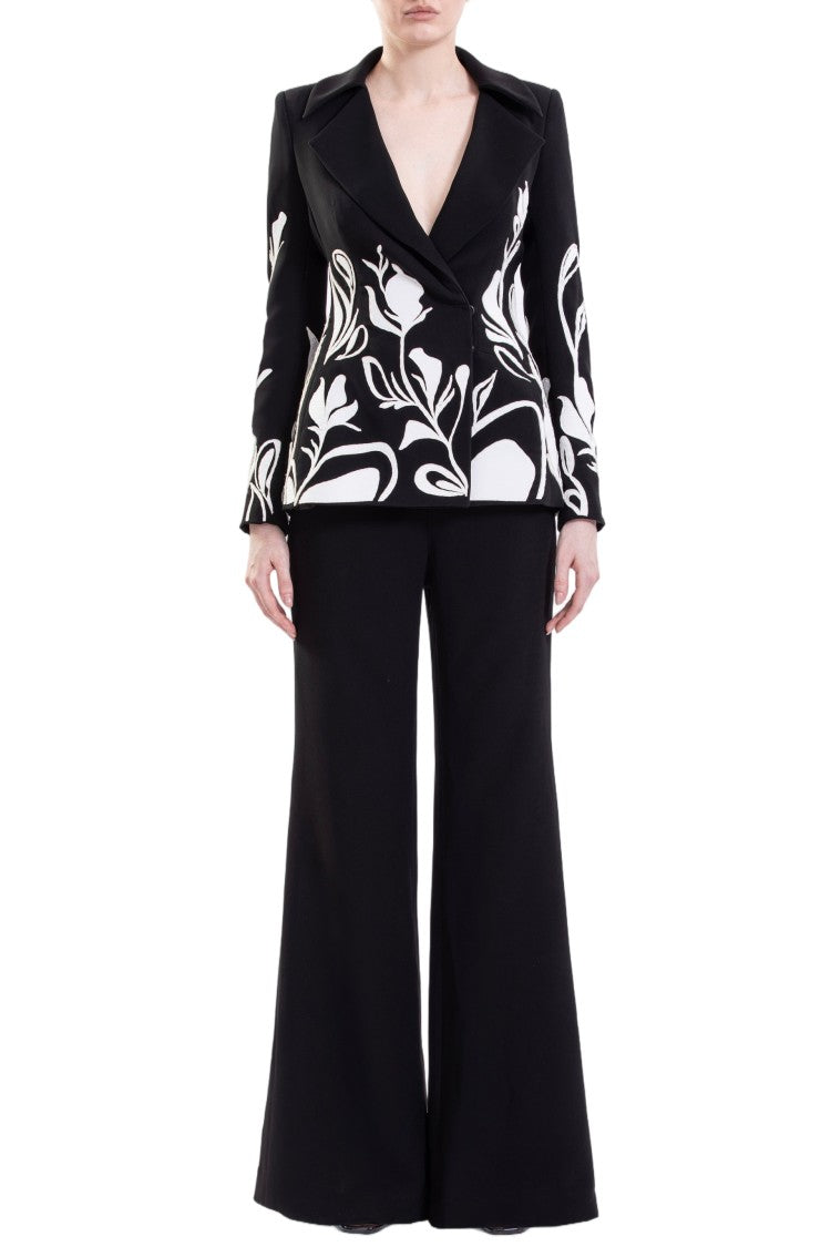 Saiid Kobeisy Laser Cut Tailored Set
