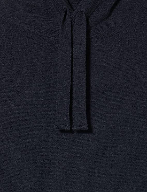 Armani Exchange Hooded Black Sweatshirt With Minimalist Charm