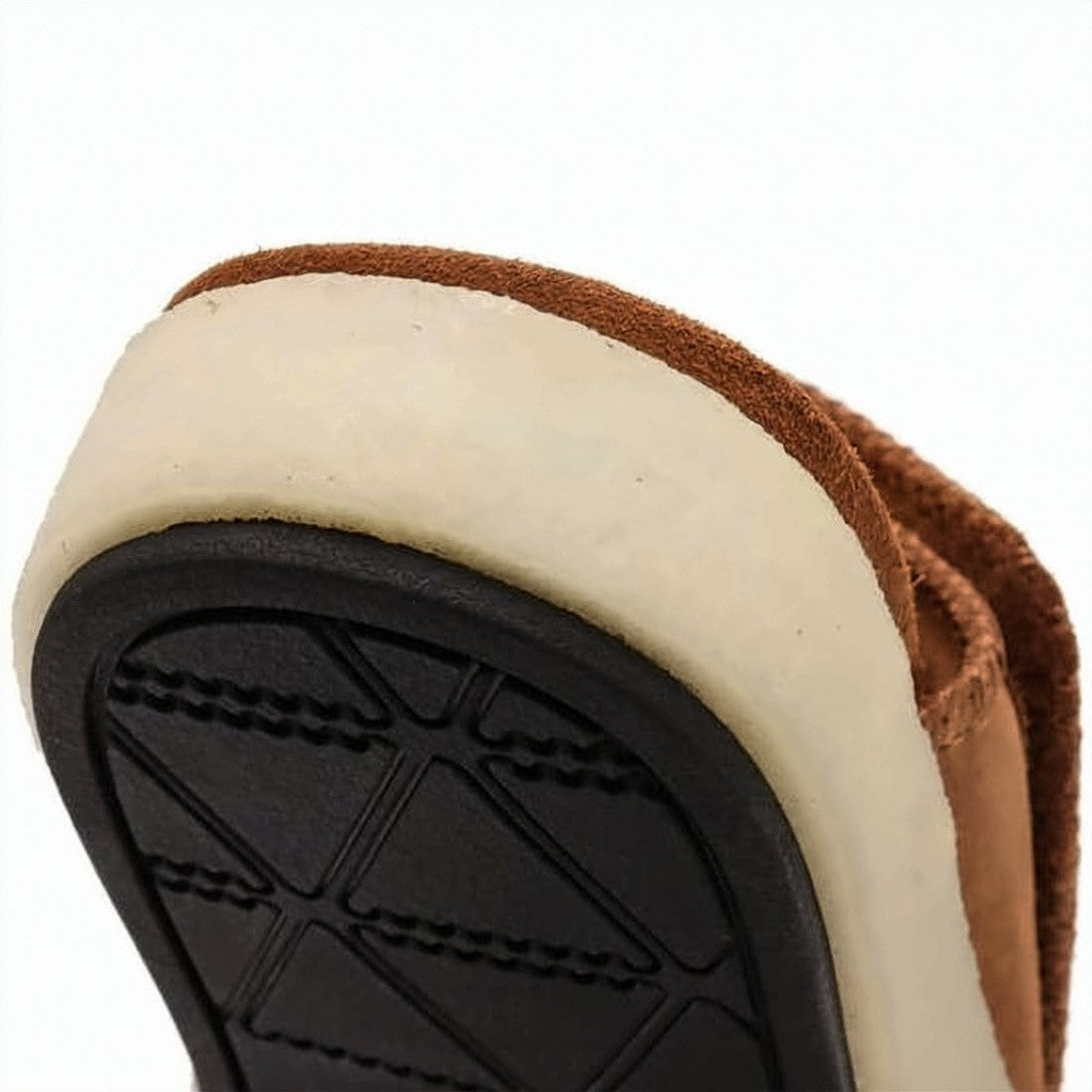 Clarks Minimalistic Suede Slip-On Mules With Contrasting Rubber Sole