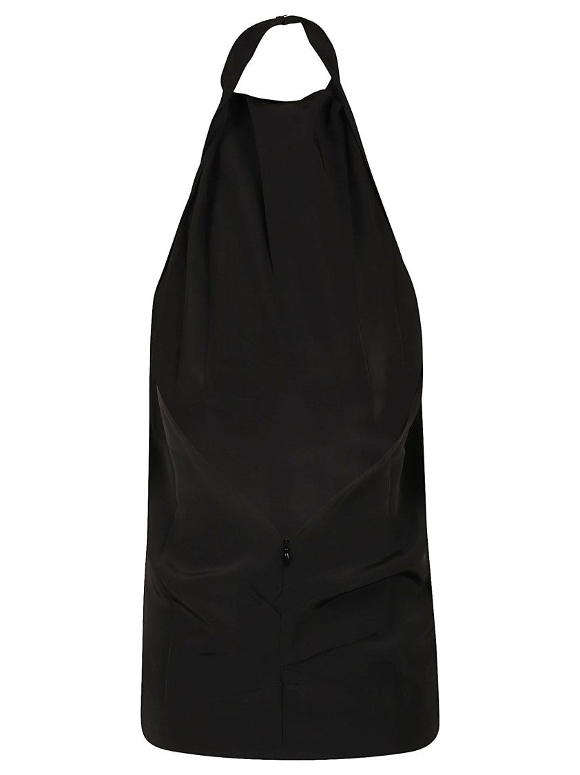 Wardrobe.Nyc Liquid Texture Halter Top With Keyhole Detail
