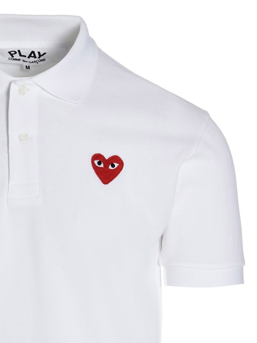 Comme Des Garçons Logo Patch Polo Shirt