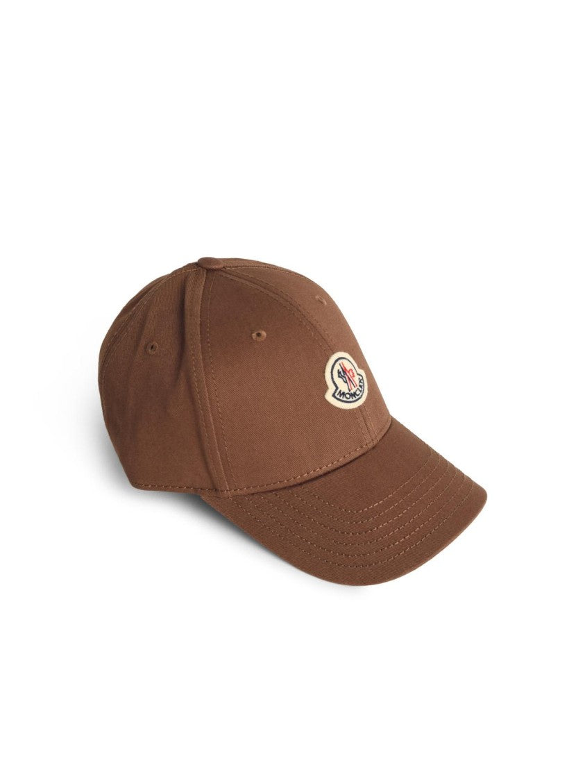 Moncler Brown Cotton Cap