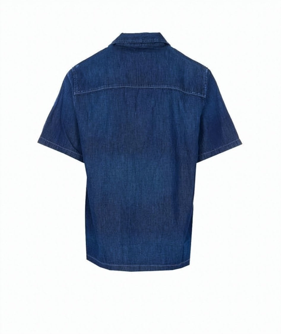 Diesel Cotton Short-Sleeve Denim Shirt