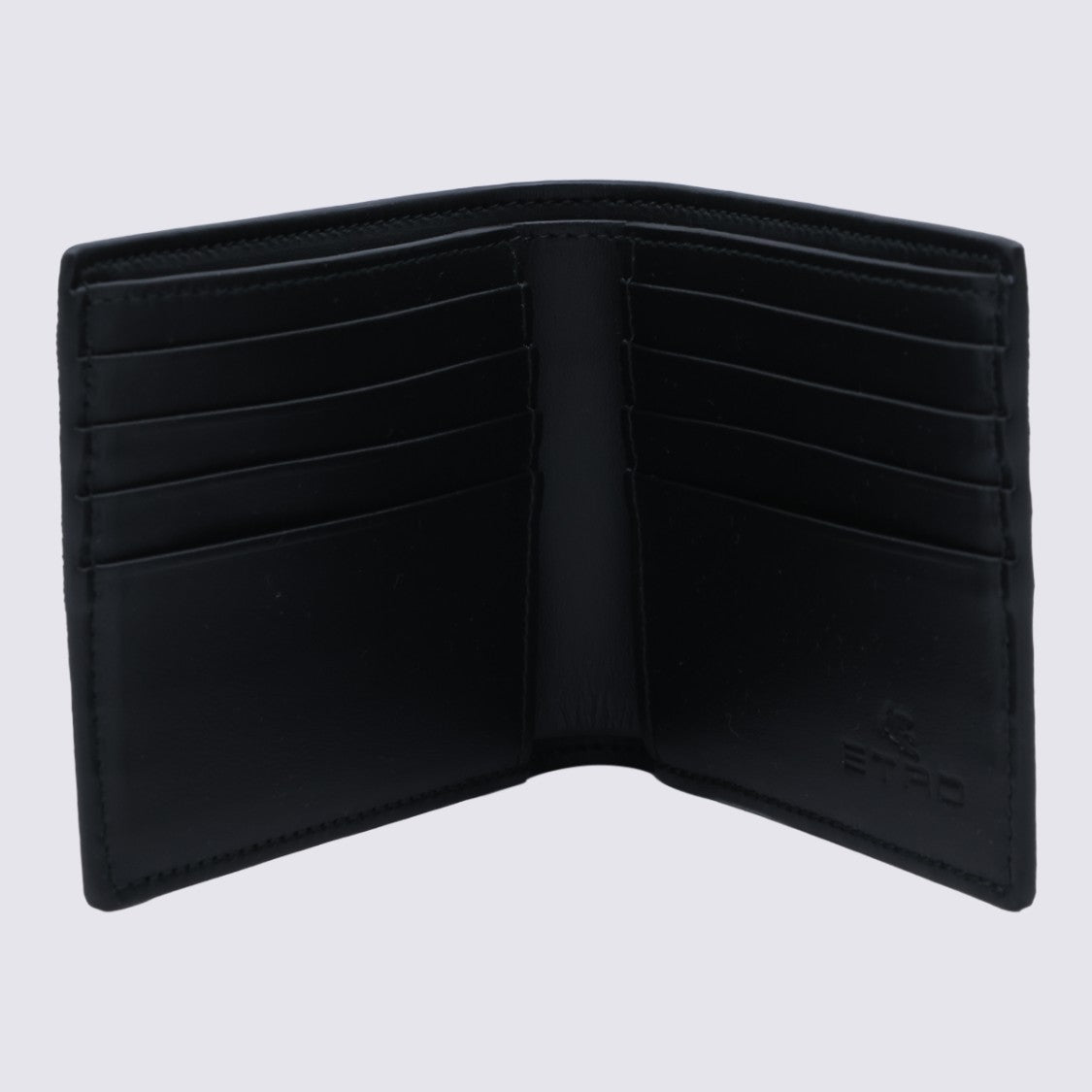 Etro Textured Bifold Wallet With Paisley Embossing