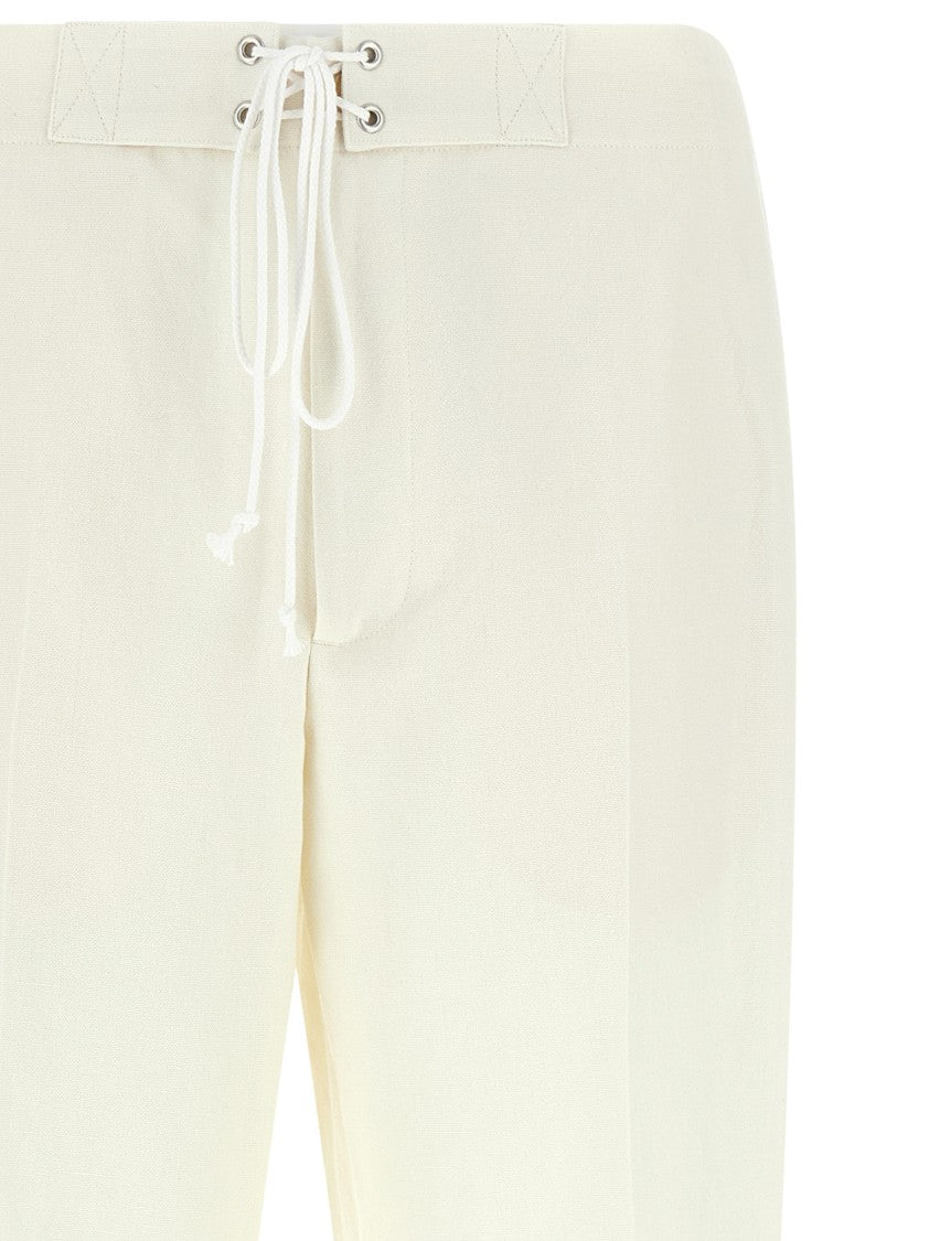 Auralee Oxford Fabric Trousers