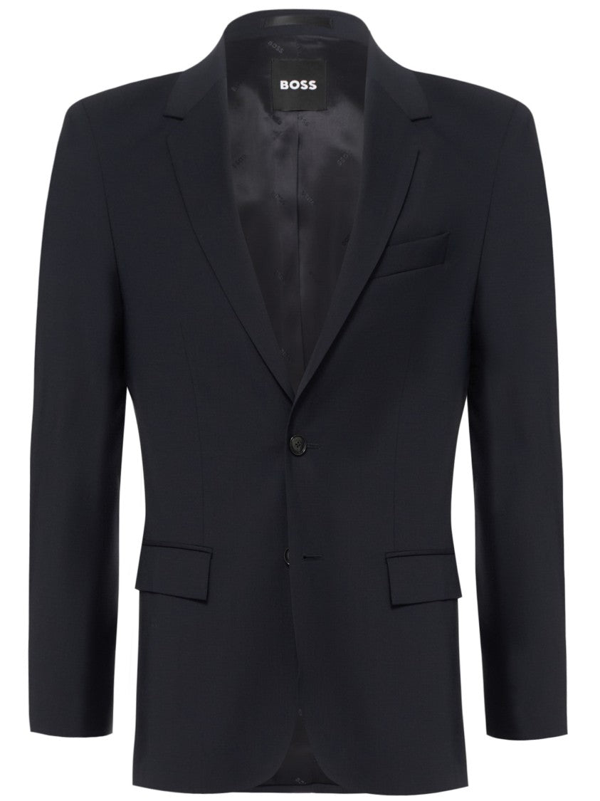 Hugo Boss Tailored Black Two-Piece Suit With Notched Lapel