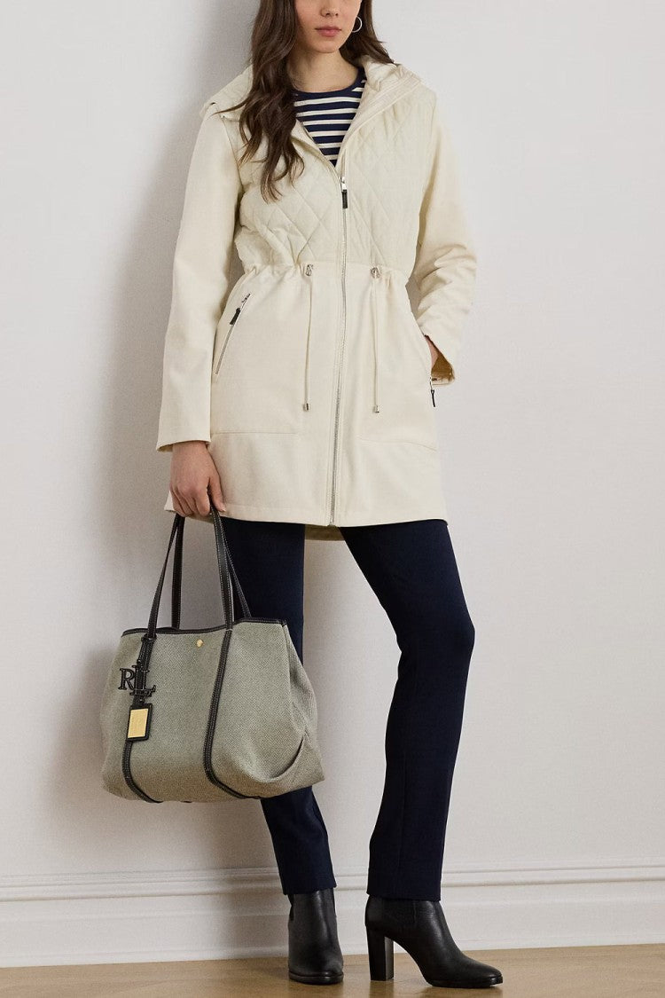 Lauren Ralph Lauren Lightweight 34-Inch Softshell Coat With Adjustable Features