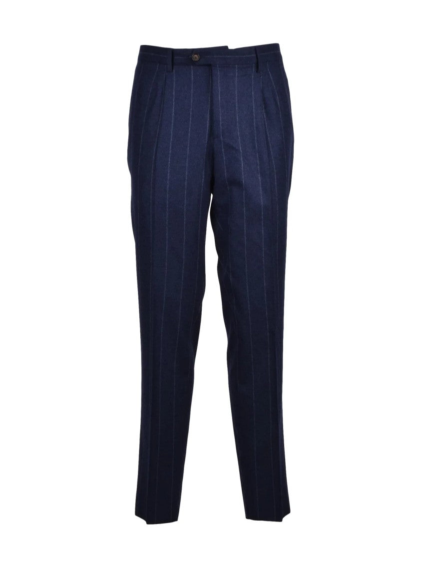 Eleventy Colors Rounded Pleated Wool-Blend Suit