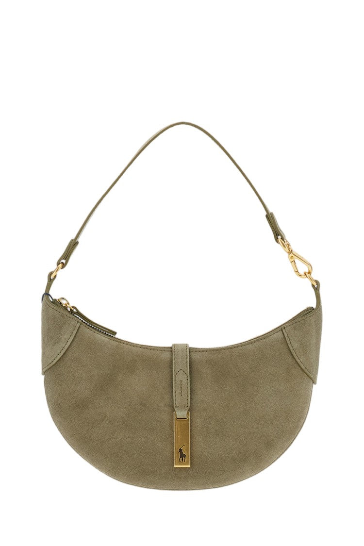 Polo Ralph Lauren Light Olive Green Polo Id Mini Shoulder Bag