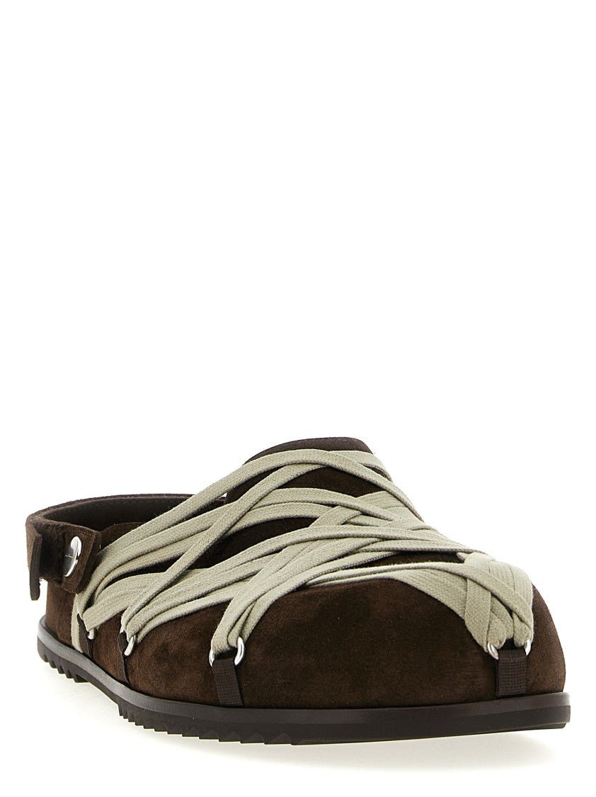 Rick Owens 'Megalace Mule Granola' Sabots