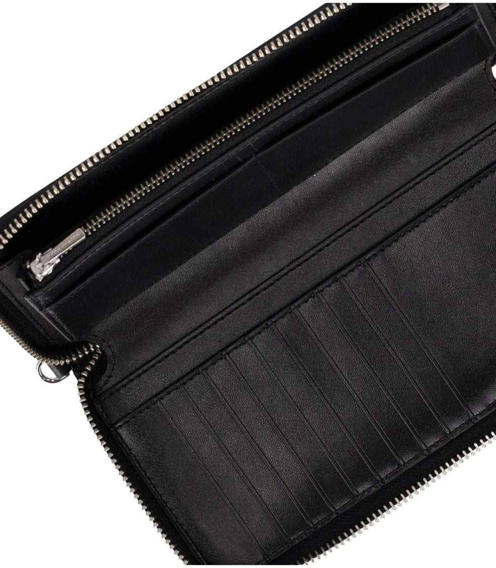 Marc Jacobs The Covered J Marc Continental Black Wallet