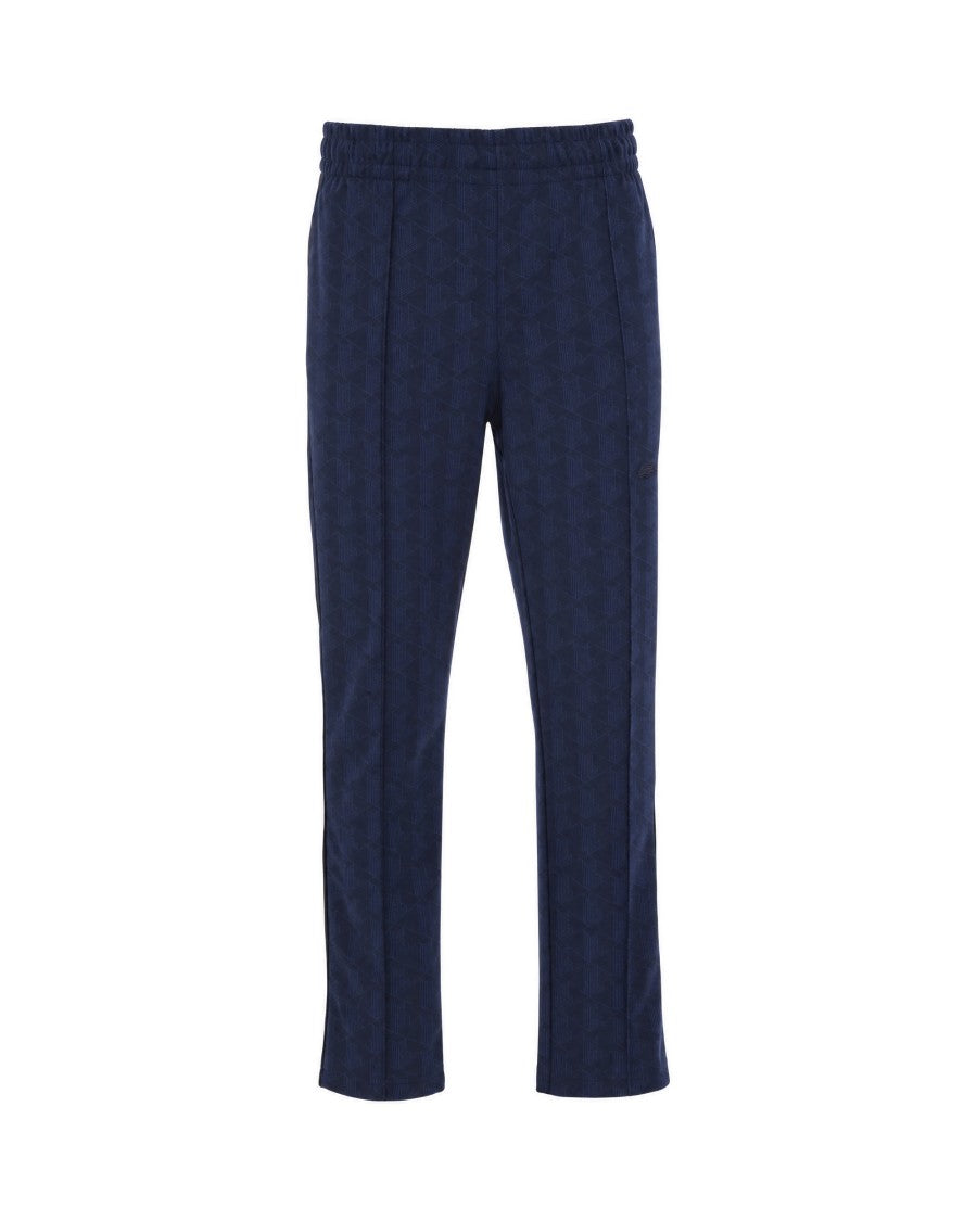 Lacoste Jacquard Monogram Straight-Leg Pants
