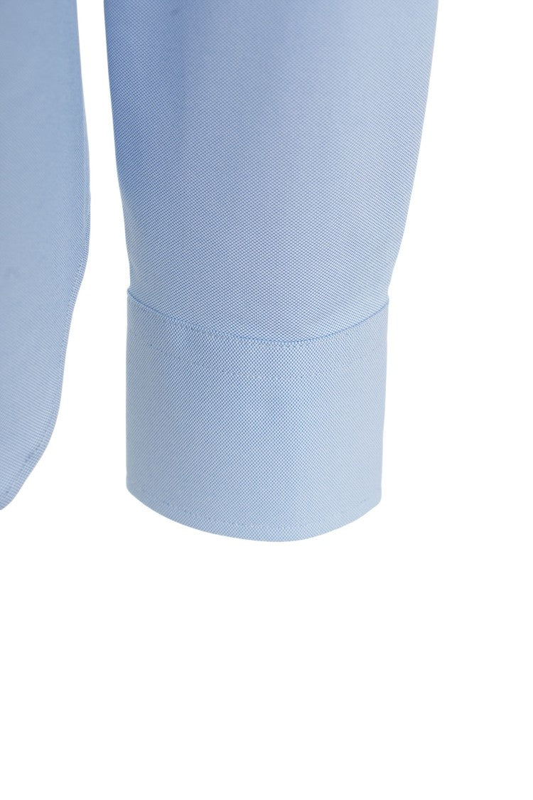 Gender Long Sleeve Tailored Shirt With Pointed Collar