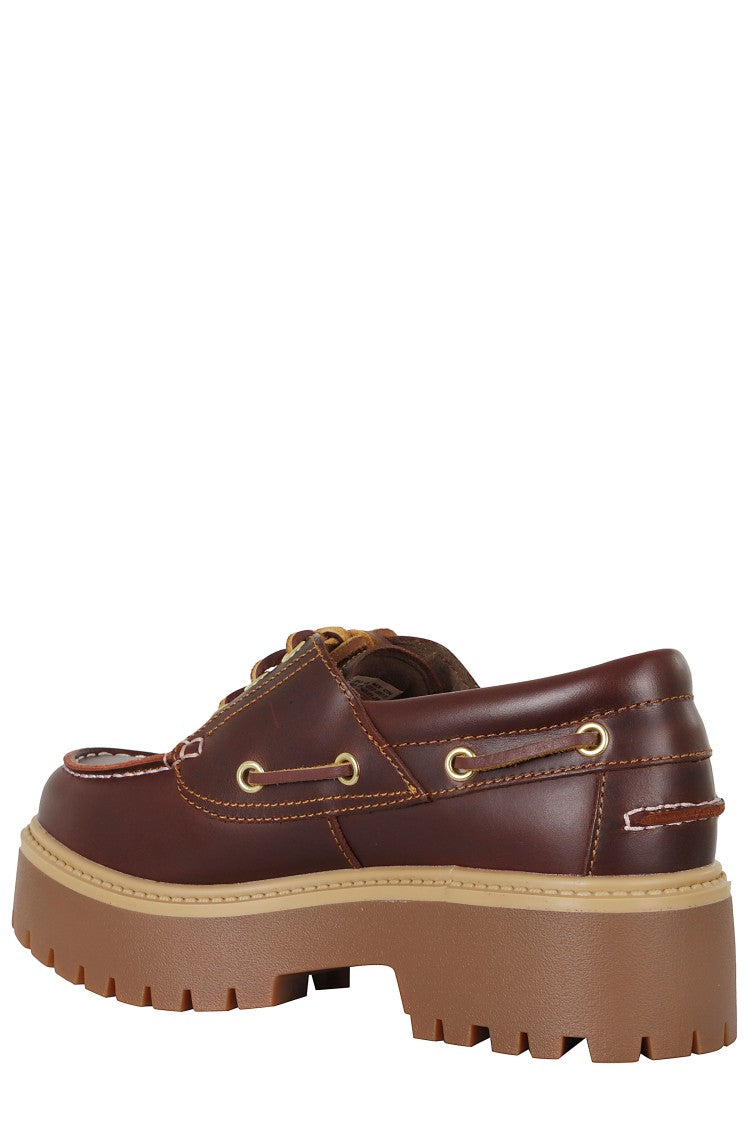 Timberland Rootbeer Hand-Stitched Leather Boat Shoes